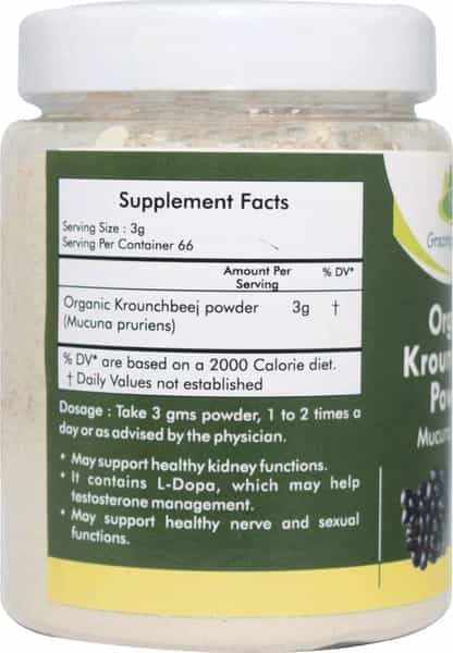 Grazing Meadows Kaunch Beej Powder - 200G (Pack Of 4)