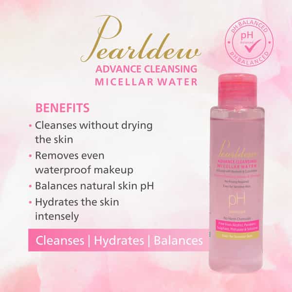 Pearldew Advance Cleansing Micellar Water 100 Ml (Pack Of 1)