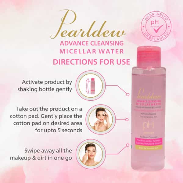 Pearldew Advance Cleansing Micellar Water 100 Ml (Pack Of 1)