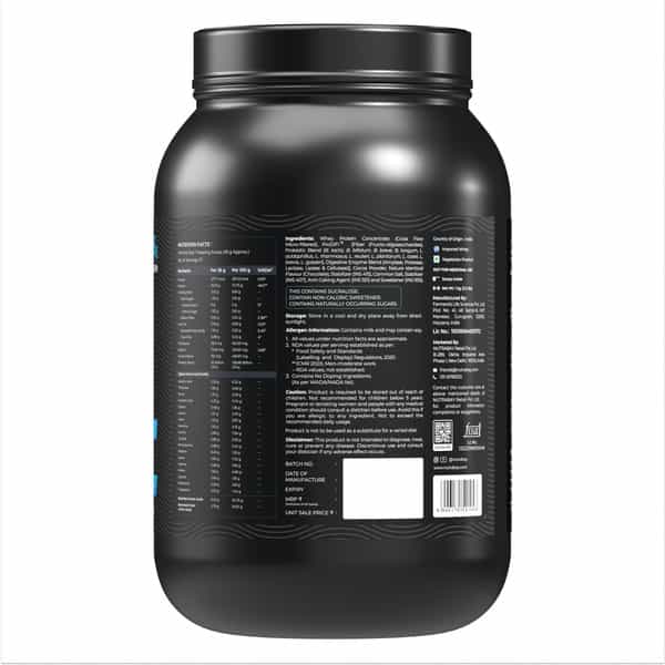 Nutrabay Bioabsorb Whey Protein Powder | Prodifi Blend | 26G Per Scoop | Milk Chocolate - 1Kg