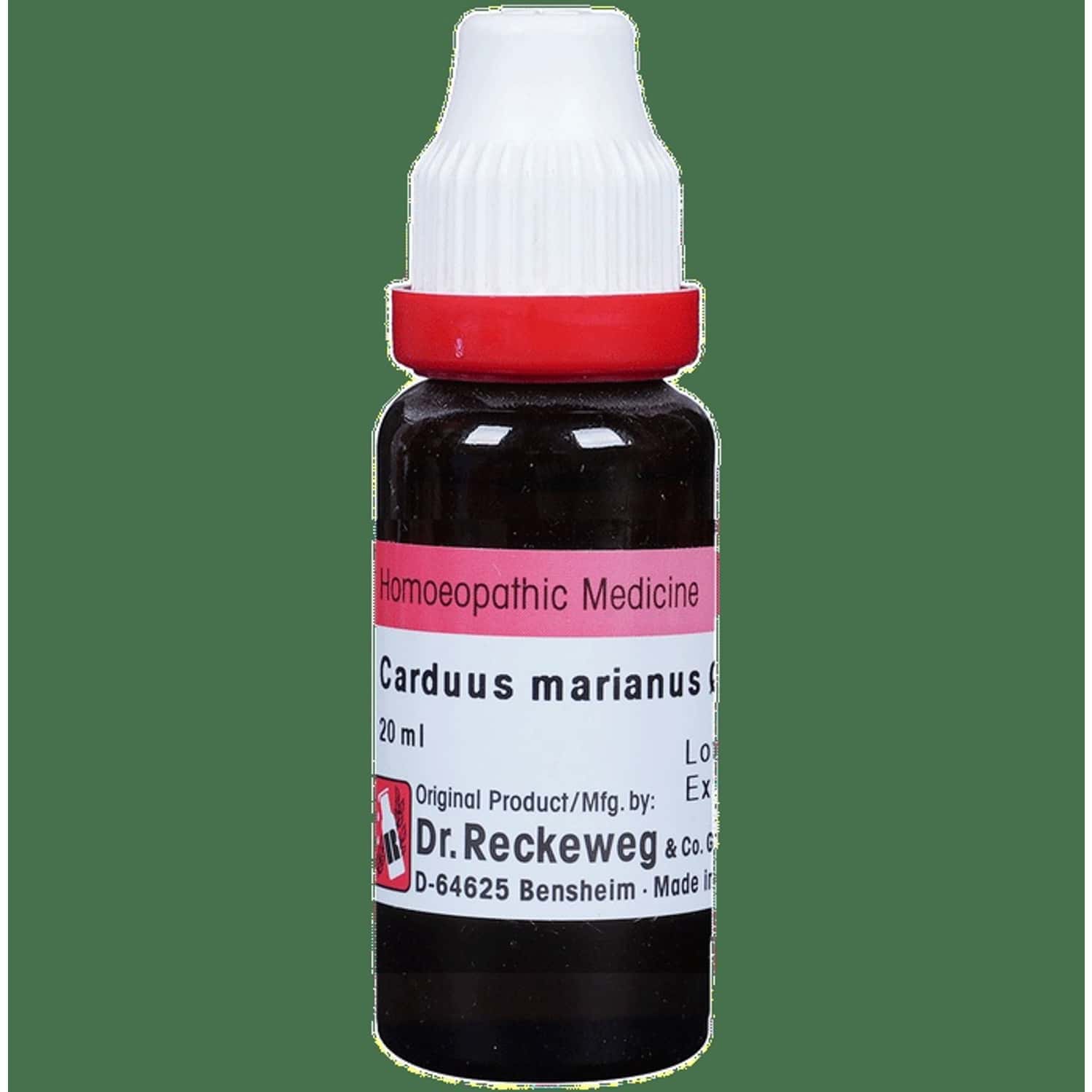 Dr. Reckeweg Carduus Mar Mother Tincture Q | For Liver Care 20 Ml