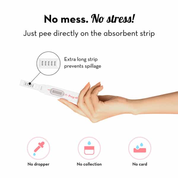 Plush Preg-Oh! Midstream Pregnancy Kit Test For Women