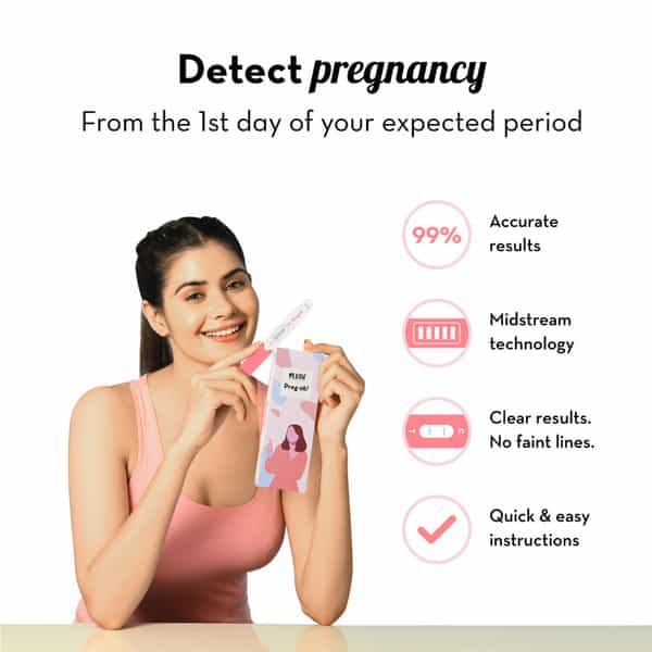 Plush Preg-Oh! Midstream Pregnancy Kit Test For Women