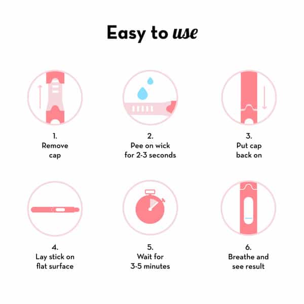 Plush Preg-Oh! Midstream Pregnancy Kit Test For Women
