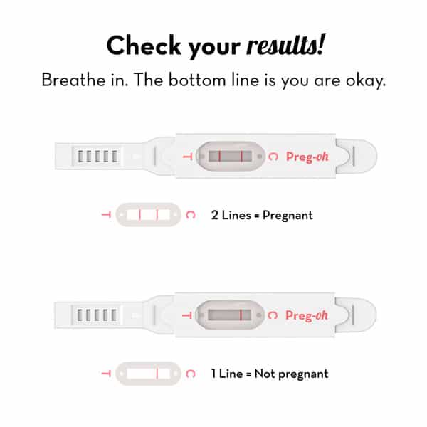 Plush Preg-Oh! Midstream Pregnancy Kit Test For Women