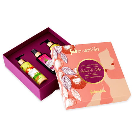 Fabessentials Hair & Now Gift Set - Apple Cider Vinegar - 300 Ml