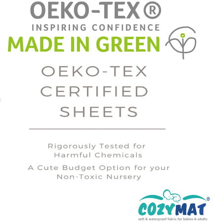Newnik Cozymat Dry Sheet (Size: 200cm X 260cm) Double Bed Firoza