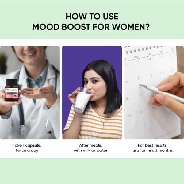 Dr. Vaidya's Honeymoon Pack - Herbo24turbo ( 30 Capsules) & Mood Boost ( 30 Capsules )