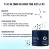Dermistry Curl Defining Hair Mask Hyaluronic Acid Keratin For Curly Dry Frizzy Hair Hydration 200ml