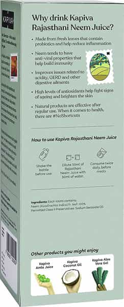Kapiva Rajasthani Neem Juice 1000 Ml
