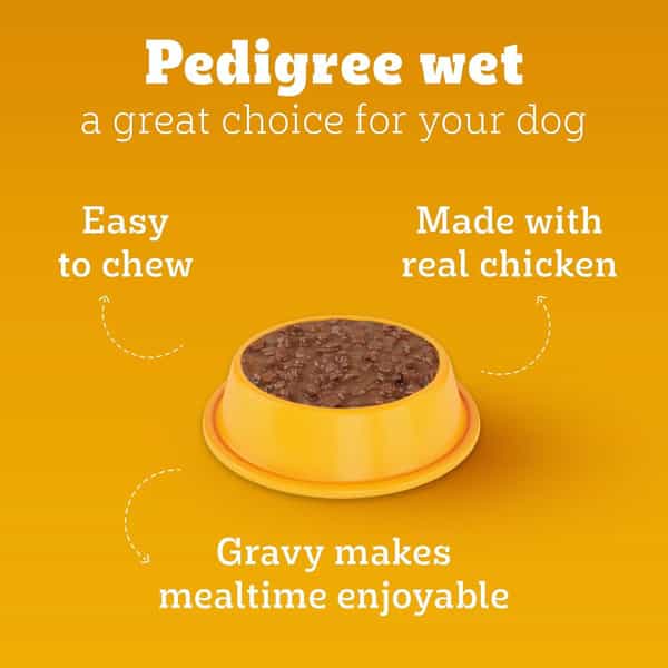 Pedigree Puppy Wet Dog Food | Chicken Liver In Loaf With Vegetables | 70 G (Pack Of 30)