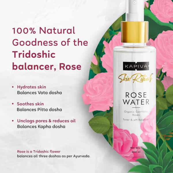 Kapiva Skin Rituals Rose Water 200Ml