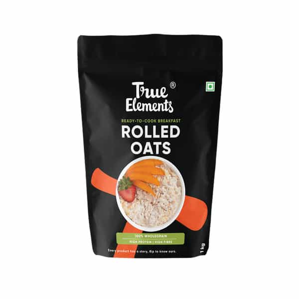 True Elements Rolled Oats Gluten Free - 1000Gm