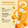 Setu Vitamin C Fizz 15 Effervescent Tablets | For Women & Men | (Orange)