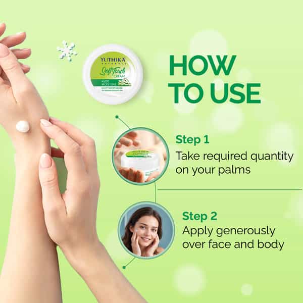 Yuthika Aloe Moisture Light Moisturizer 300Ml | Face Body Hand Cream For Dry Skin | All Types