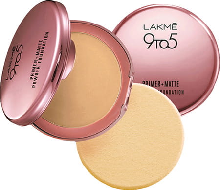 Lakme 9 To 5 Primer + Matte Powder Foundation Compact Ivory Cream 9 G