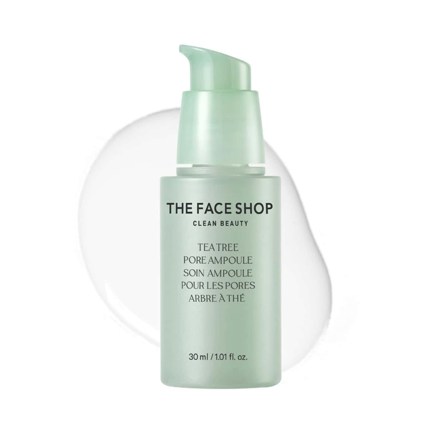 The Face Shop Tea Tree Pore Korean Ampoule Serum | Aha Bha Pha Hyaluronic Acid | Acne - 50ml