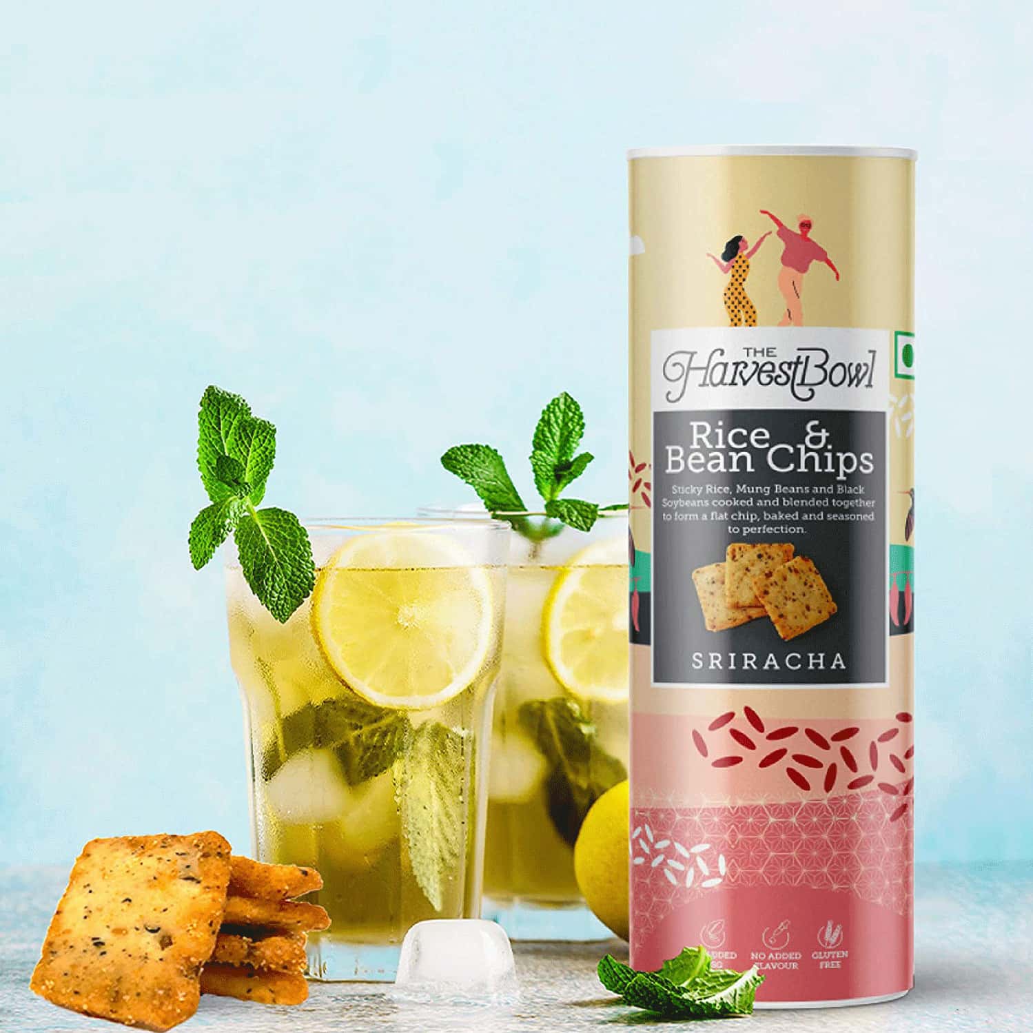 Buy THE HARVESTBOWL RICE & BEAN CHIPS BAKED CHIPS/SNACKS