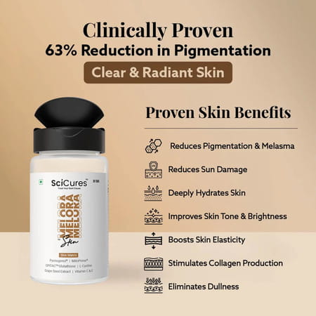 Melora Skin Melasma Tablets | Oral Supplement For Pigmentation & Dark Spots - 30N