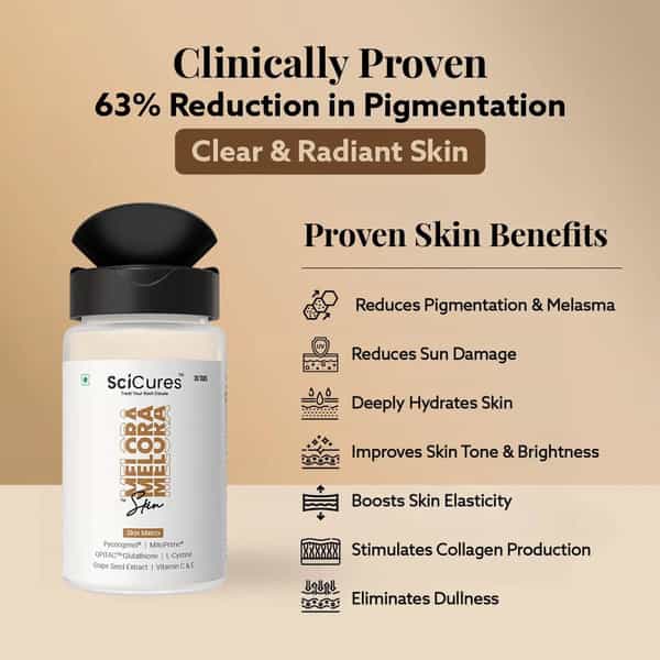 Melora Skin Melasma Tablets | Oral Supplement For Pigmentation & Dark Spots - 30N
