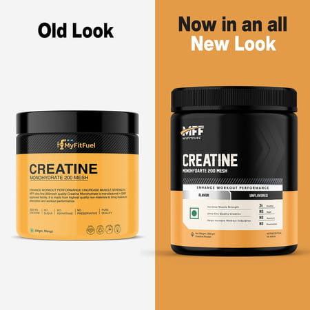 Myfitfuel Creatine Monohydrate 200 Mesh (0.44 Lbs) 200 Gm Orange