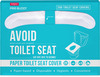 Peebuddy Disposable Toilet Seat Cover Dispenser - 250 Sheets