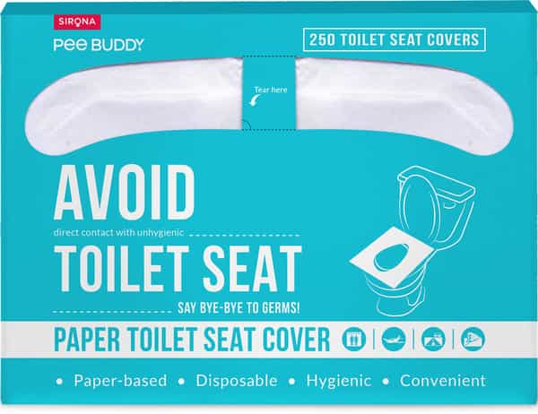 Peebuddy Disposable Toilet Seat Cover Dispenser - 250 Sheets