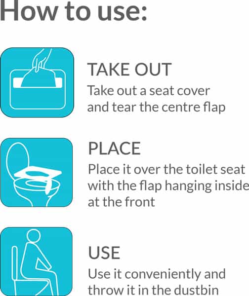 Peebuddy Disposable Toilet Seat Cover Dispenser - 250 Sheets
