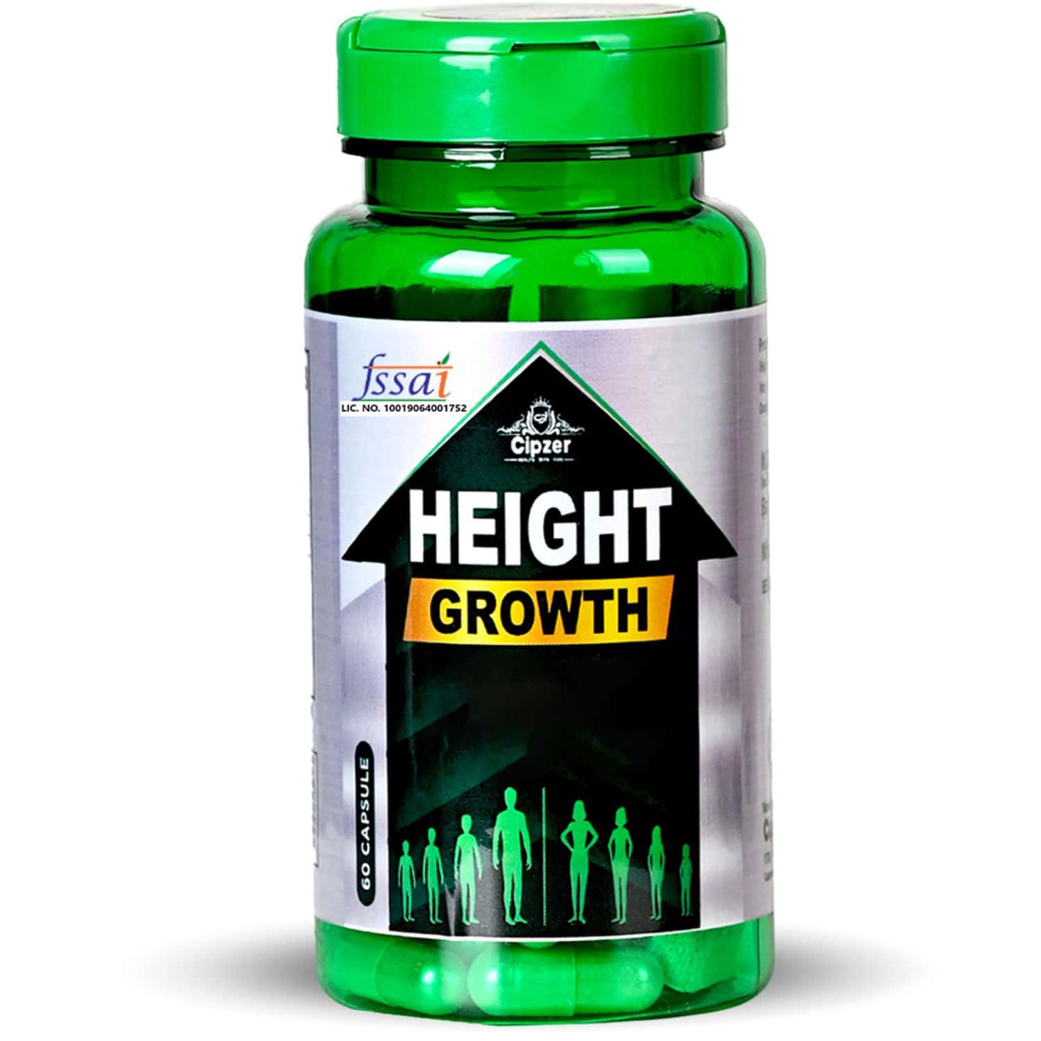 Cipzer Height Growth Maximizer Capsule Nourish Natural Growth For Height & Bone Health 60 Capsules