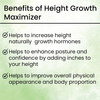 Cipzer Height Growth Maximizer Capsule Nourish Natural Growth For Height & Bone Health 60 Capsules