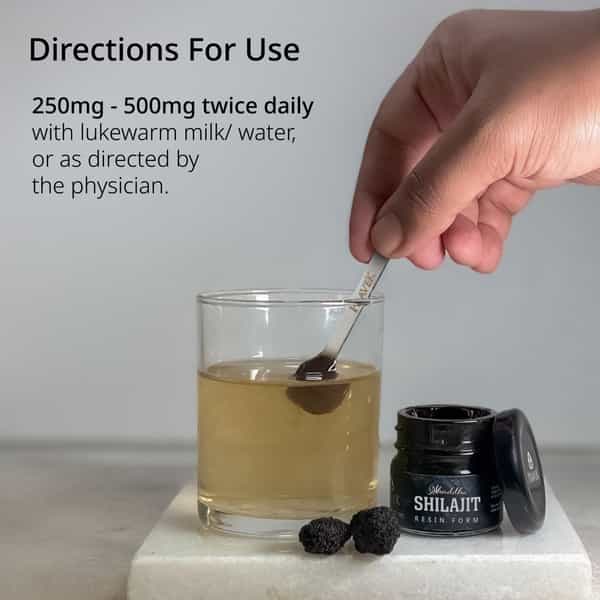 Pravek Shuddha Shilajit/Shilajeet Resin Form | 250Mg - 500 Mg Per Serving | 20G