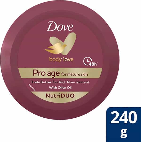 Dove Body Love Pro Age Body Butter For Mature Skin Paraben Free (240Gm)