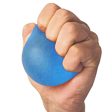 Besafe Forever Physiotherapy Hand Gel Exercise Ball Stress Relief Squeeze Balls (Blue)