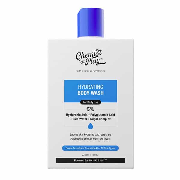 Chemist At Play Hydrating Body Wash | For Intense Hydration | Reduces Flakes & Itchiness | 236Ml