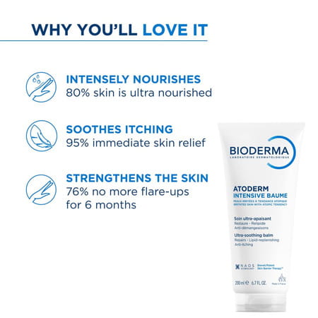 Bioderma Atoderm Intensive Baume Daily Ultra-Soothing Balm 200Ml