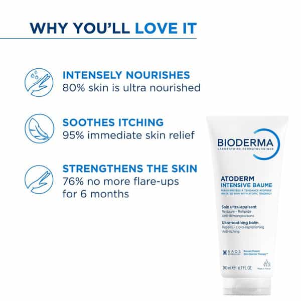 Bioderma Atoderm Intensive Baume Daily Ultra-Soothing Balm 200Ml