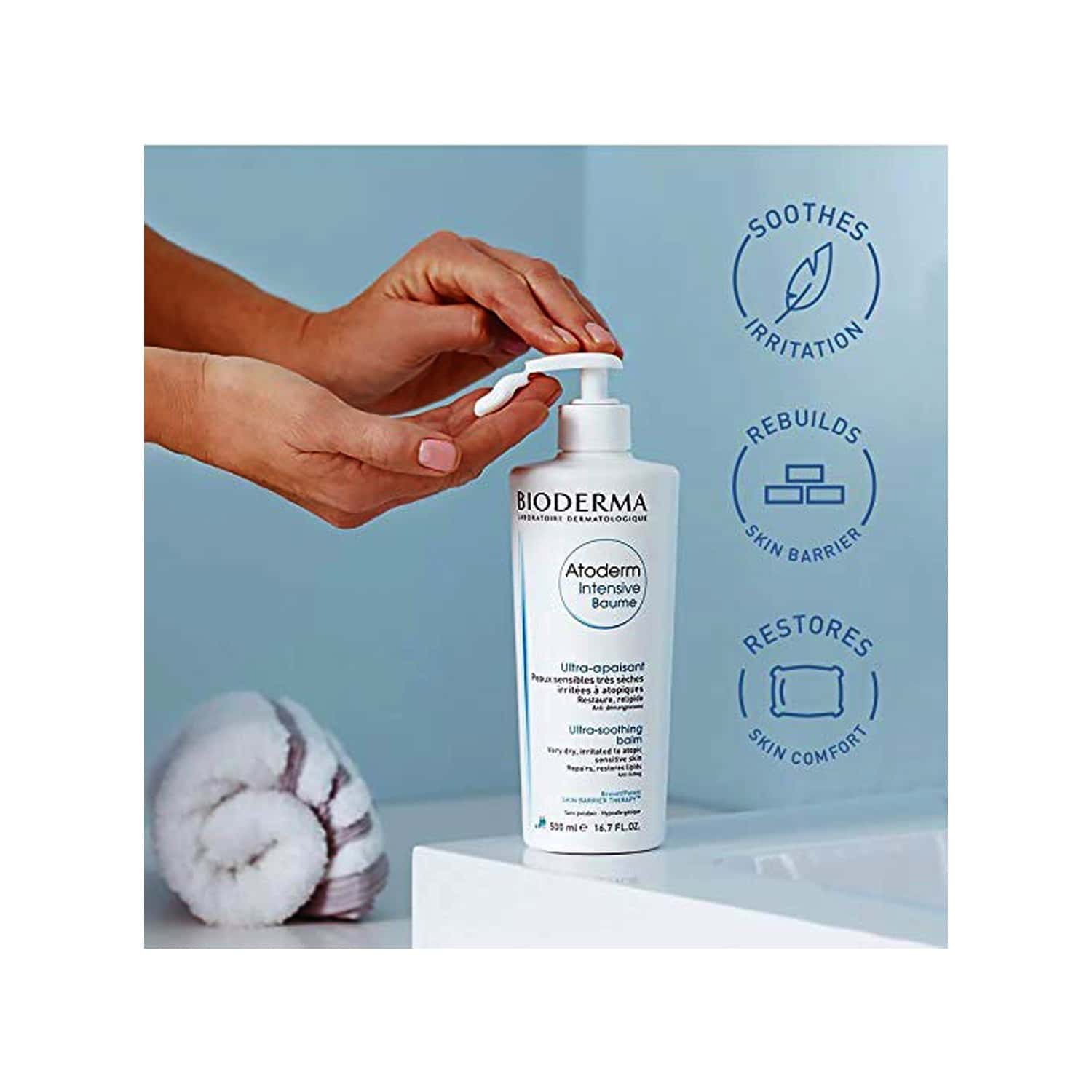 Buy Bioderma Atoderm Intensive Baume Face And Body Moisturizer- 200ml ...