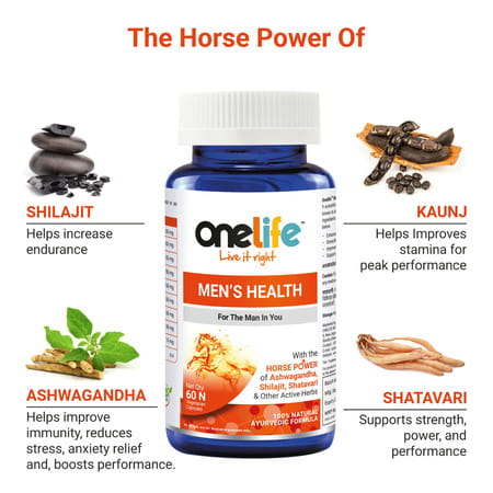 Onelife Men'S Health - 60 Veg Capsules