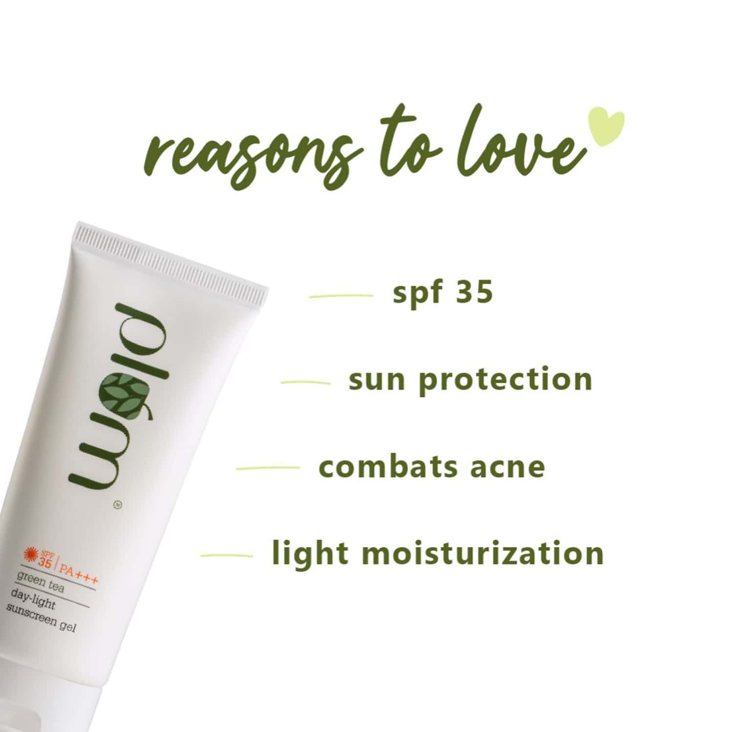 Buy PLUM GREEN TEA DAYLIGHT SUNSCREEN SPF 35 PA+++ 50 ML Online & Get