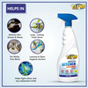 Cleno Kitchen Cleaner Spray Cleans Sticky Dirt From Gas Stove/Kitchen Sink/Kitchen Slab - 450Ml