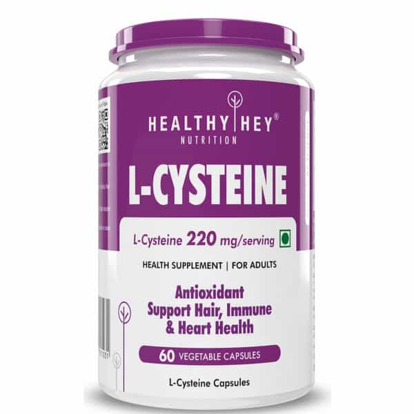 Healthyhey Nutrition L-Cysteine 60 Capsules