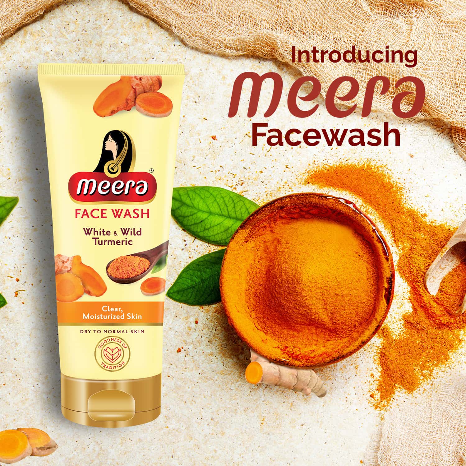 Buy MEERA WHITE & WILD TURMERIC FACE WASH,FOR CLEAR & MOISTURIZED SKIN