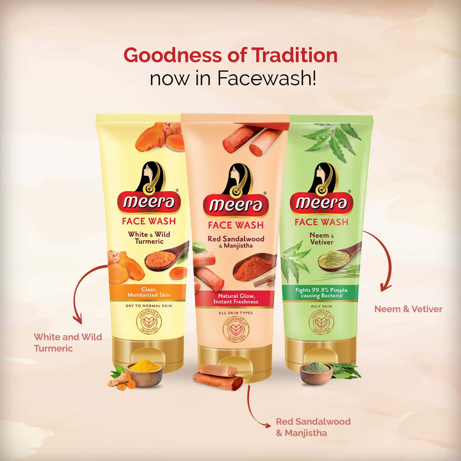 Buy MEERA WHITE & WILD TURMERIC FACE WASH,FOR CLEAR & MOISTURIZED SKIN