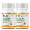 Inlife Calcium Magnesium Zinc Vitamin D B12 K2 & Folic Acid Supplement | Bone & Joint Support - 60N