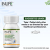 Inlife Calcium Magnesium Zinc Vitamin D B12 K2 & Folic Acid Supplement | Bone & Joint Support - 60N