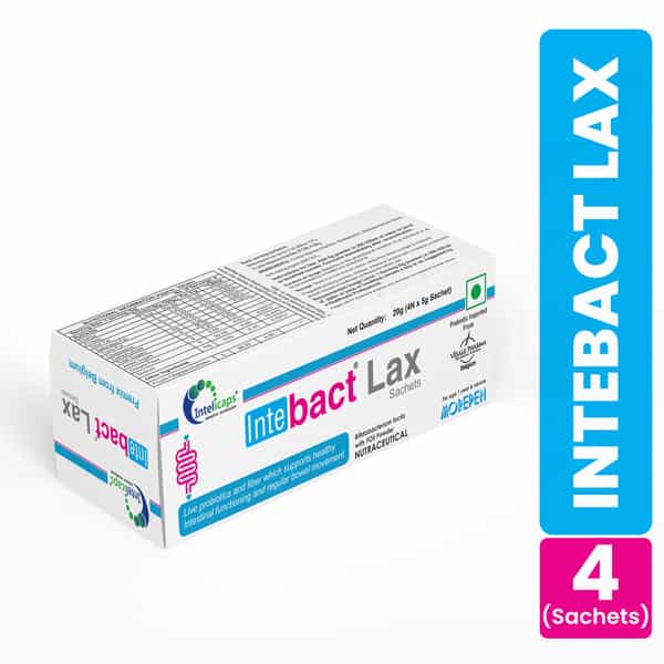 Dr. Morepen Intebact Lax | Sachet | 4 No's | Pack Of 2