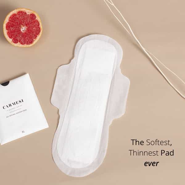 Carmesi All Natural  Sanitary Pads  Packet Of 10 (Size Xl)