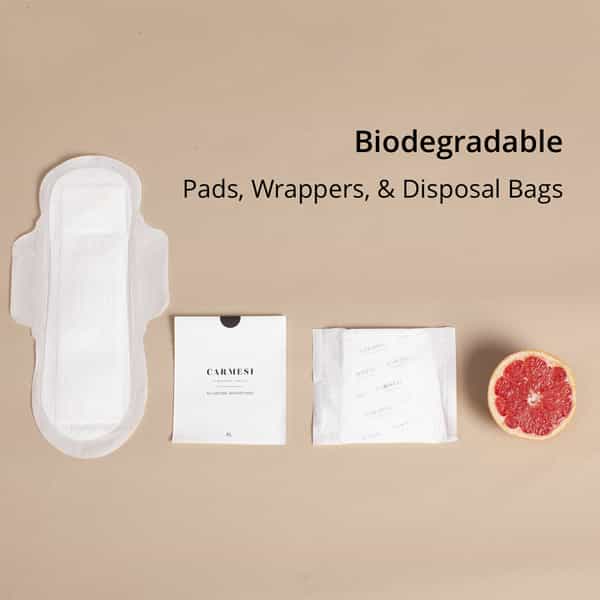 Carmesi All Natural  Sanitary Pads  Packet Of 10 (Size Xl)