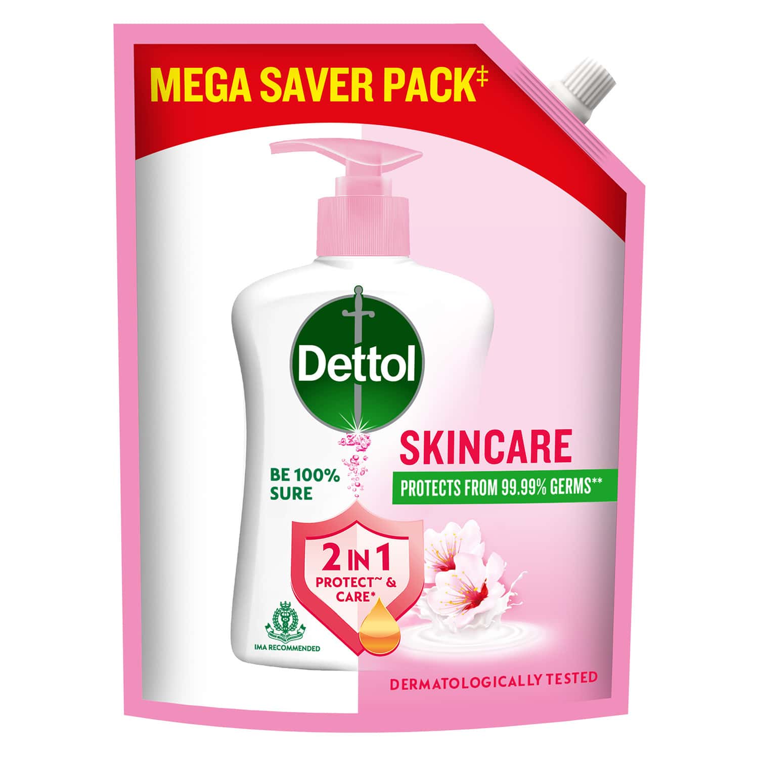 Dettol Ph Balanced Liquid Handwash Refill Skincare 1500 Ml