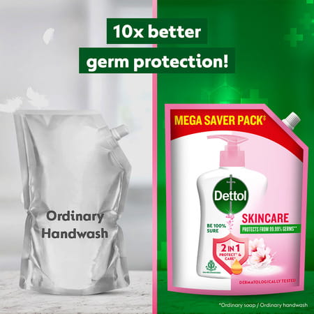 Dettol Ph Balanced Liquid Handwash Refill Skincare 1500 Ml